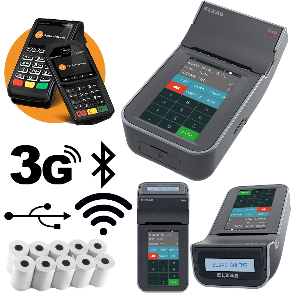 Elzab K10 Kasa Fiskalna Online BT Wi-Fi