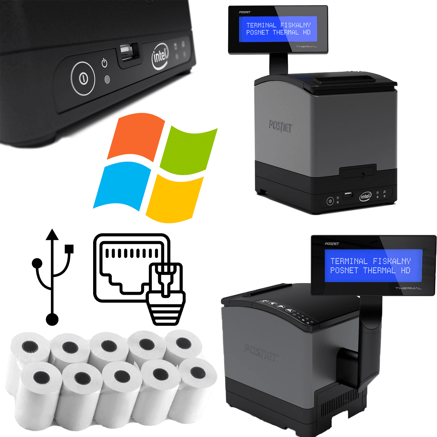 Terminal Fiskalny Posnet Thermal Hd Online USB Windows