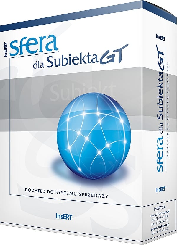 Sfera dla Subiekta GT pudełko